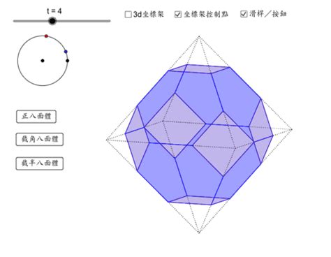 正八面體展開圖|柏拉圖的天空－正多面體展開圖之研究